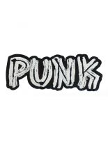 Aufbügler Punk in weiß