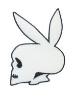 Aufbügler Play Skull weiß