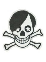 Aufbügler Totenkopf mit Sterne