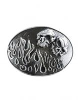 Gürtelschnalle skulls