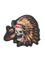 Aufbügler Indianer Totenkopf