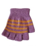 Fingerlose Handschuhe Violett