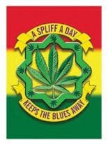 3 A Spliff a Day Postkarten