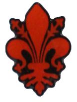 Emaille Pin Tribal rot