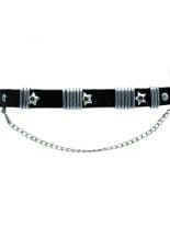 Leder Stiefelband Stern