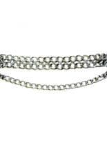 Leder Stiefelband mit Kette