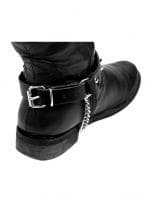 Leder Stiefelband mit Spitznieten