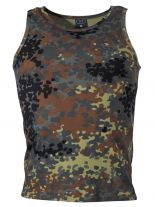 US Tank Top Muskelshirt Flecktarn