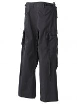 U.S. Kampfhose M65 Rip Stop stonewashed schwarz