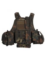 Tactical Weste flecktarn mit Modular System