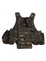 Tactical Weste flecktarn mit Modular System