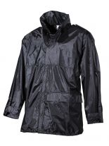 Regenjacke schwarz