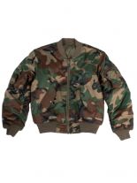 Piloten Jacke woodland