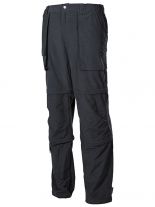 Multifunktionshose schwarz mit 3/4-Hose