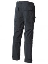 Multifunktionshose schwarz mit 3/4-Hose