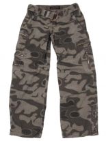 Damen US Cargo Hose grau Camo