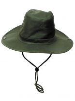 Buschhut mit Kinnband oliv