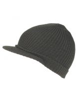 US Schildmütze Cap gestrickt oliv