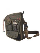 Schultertasche oliv