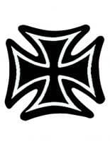 Aufnäher Chopperkreuz