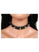 Lederhalsband mit Killernieten