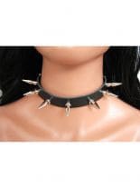 Leder Halsband Punker 2,5 cm Killernieten