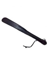 47 cm Paddelschlag Lederpeitsche schwarz