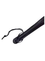 47 cm Paddelschlag Lederpeitsche schwarz