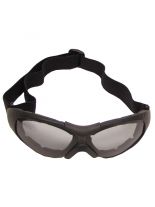 Biker Schutzbrille schwarz getönt