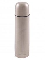 500 ml Edelstahl Thermoskanne silber mit Schnellverschluss