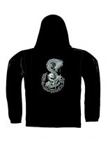 Kapuzenshirt Drache und Totenkopf