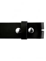 Leder Wechselgürtel schwarz 100 cm