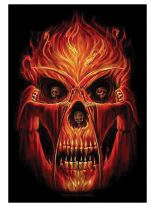 Spiral Flamin Altar Posterfahne