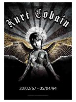 Kurt Cobain Poster Fahne Angel
