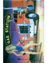 Gas Station Posterfahne