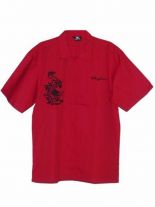 Herren Kurzarmhemd Drache