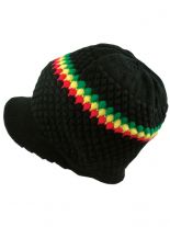 Rasta Cap schwarz