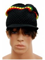 Rasta Cap schwarz