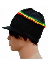 Rasta Cap schwarz