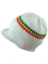 Rasta Cap weiß