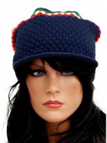 Rasta Cap blau