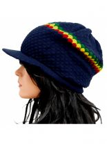 Rasta Cap blau