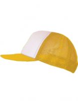 Trucker Cap gelb weiß