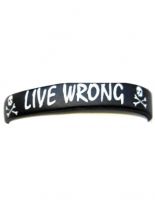 Silikon Armband Live Wrong