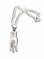 Halskette Hand in silber
