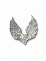 Metallring flying heart