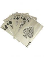 Gürtelschnalle Kartenspiel