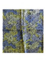 Polyester Tuch blue Tiger