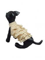 Hundestufenkleid mit Blüten