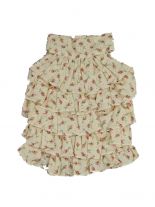 Hundestufenkleid mit Blüten
